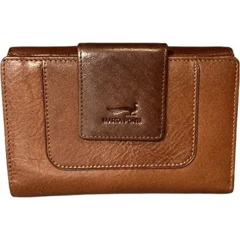 Peněženka Marta Ponti střední dámská kožená peněženka koňaková B120506 cognac/ruf