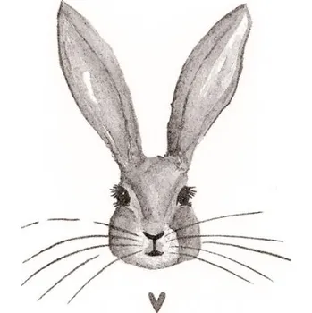 Papírový kapesník Papírové ubrousky s motivem králíčka (20 ks) – 33x33 cm