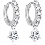 Agato Stříbrné náušnice kruhy Hvězdičky AGT-E072KW + 2 měsíce na vrácení zboží