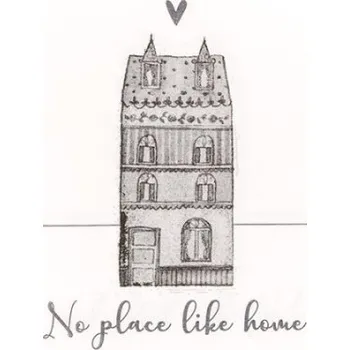 Papírový kapesník Papírové ubrousky s motivem domečku a nápisem No Place Like Home (20 ks) – 33x33 cm