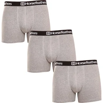 3PACK pánské boxerky Horsefeathers Dynasty heather gray (AM067C) XXL Možnost vrácení zboží ZDARMA do 120 dnů!