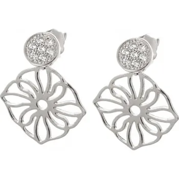 Náušnice Stříbrné náušnice se zirkony STNAU0408F