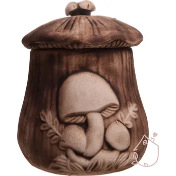 Dóza na potraviny Dóza na houby | keramická Popis: Dóza malá - bez malované houby keramická