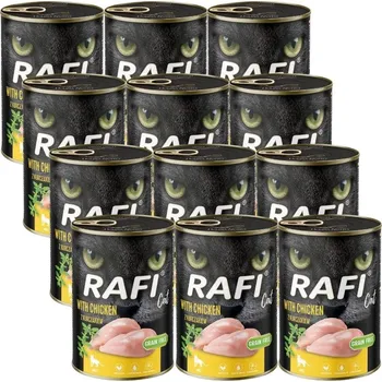 Krmivo pro kočku RAFI Cat Adult s kuřecím masem 12x400g