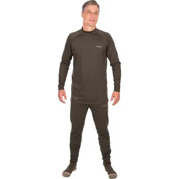 Rybářské oblečení Fox Termoprádlo Thermal Base Layer - Khaki Velikost: XXXXL