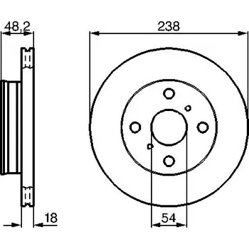 Brzdový kotouč Brzdový kotouč BOSCH 0 986 478 385