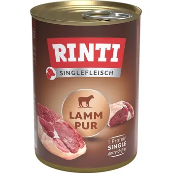 Krmivo pro psa Rinti Singlefleisch Pur jehněčí 12 × 400 g