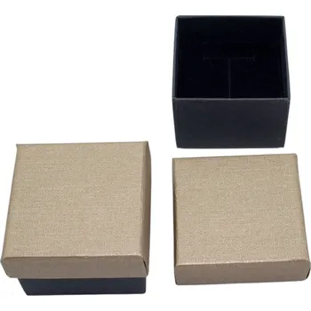 Dárková krabička Mareb Dárková krabička na šperky 5 x 5 x 3.5 cm - zlatá