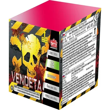 Zábavní pyrotechnika BATERIE VÝMETNIC VENDETA 25 RAN 18/1