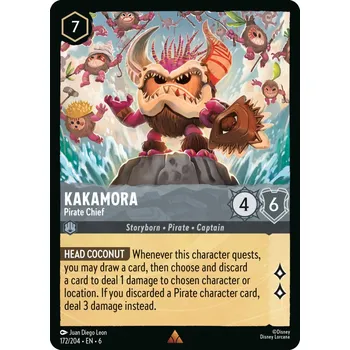 Karetní hra Kakamora 172/204 - Azurite Sea Typ karty: Non-Holo