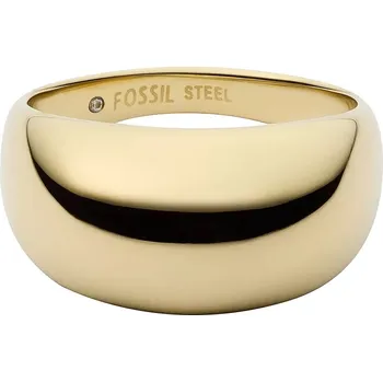 Prsten Fossil Výrazný pozlacený prsten pro ženy Ellis JF04746710 52 mm + 2 měsíce na vrácení zboží