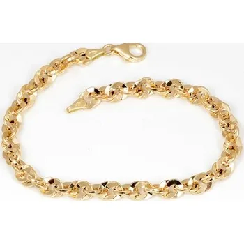 Náramek Dámský zlatý náramek Valis 21 cm ZLNA1154F + dárek zdarma