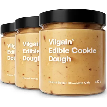 Vilgain Edible Cookie Dough – 3× arašídové máslo a čokopecičky 350 g