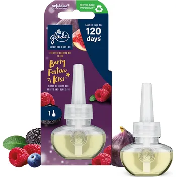 Vůně do bytu Glade Electric náplň difuzéru do zásuvky Berry Festive Kiss, 20 ml