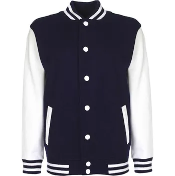 Chlapecká mikina FDM dětská Mikina Varsity Tmavě modrá a bílá 104 (3-4)