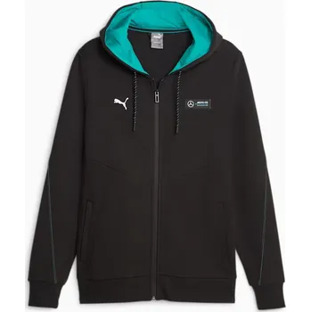 Pánské oblečení Puma Mikina Mercedes AMG Petronas F1 černá Velikost: L