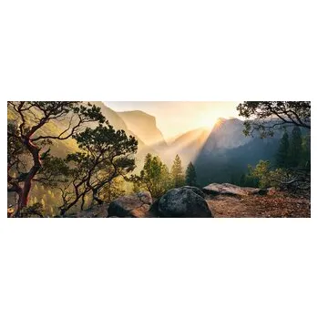 Puzzle Puzzle Yosemitský park 1000 dílků Panorama