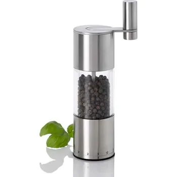 Kempingové nádobí AdHoc Mlýnek SELECT na sůl nebo pepř, nerez/akryl/plast