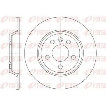 Brzdový kotouč Brzdový kotouč REMSA 6659.00