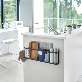 Polička na bok kuchyňské skříňky Tower 5477, černá