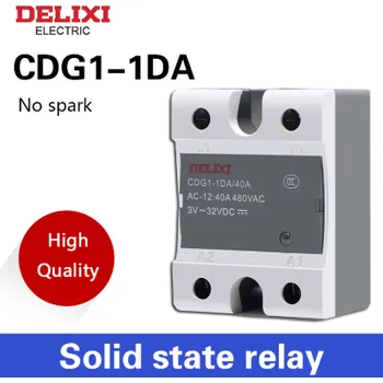 Relé DELIXI CDG1 CDG1-1DA Polovodičové relé 80A Jednofázové DC Solid State Relay (SSR)