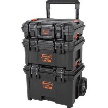 Sada vodotěsných kufrů na kolečkách TACTIX, 3 ks - TC320420