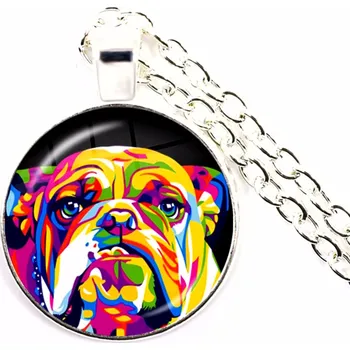 Přívěsek Blingstar Přívěsek Glass Buldoček II * colored zvířecí * Pes * 2525