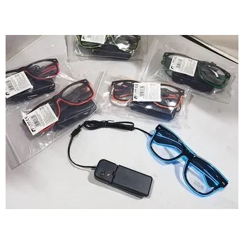Hra na zahradu Okulary ze świecącymi oprawkami LED MIX