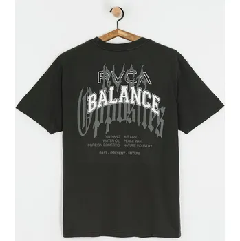 Pánské tričko RVCA Metalurgy (black) L, černá