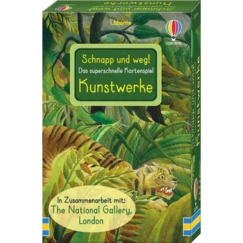 První čtění Schnapp und weg! Das superschnelle Kartenspiel: Kunstwerke - Hull, Sarah