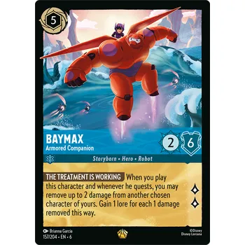 Sběratelská karetní hra Baymax 157/204 - Azurite Sea Typ karty: Foil