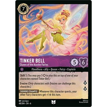 Karetní hra Tinker Bell 048/204 - Azurite Sea Typ karty: Non-Holo