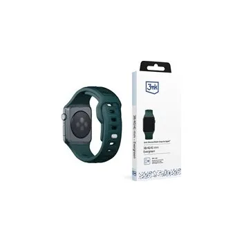 Řemínek na hodinky 3mk Silicone Watch Strap pro Apple 38/40/41 mm Evergreen