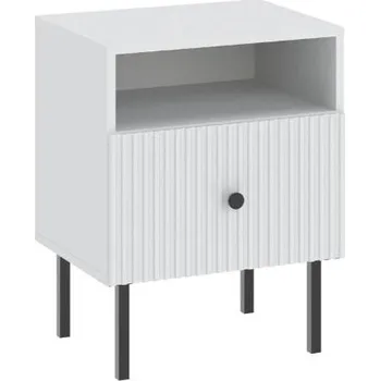 Noční stolek Noční stolek 1S ALMONTE bílá/černá