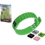 Pixie crew Náramek nastavitelný - silikon s pixelovými kostičkami - Minecraft