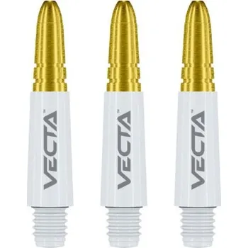 Příslušenství pro šipky Winmau Násadky Vecta - short - white gold