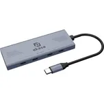 Akasa 4-portový USB-C hub, 10Gbps
