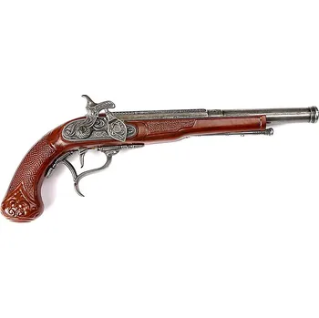 Replika zbraně Kolser Španělsko - Perkusní pistole šedá 19. století