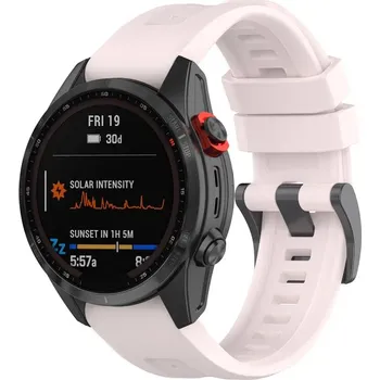 Řemínek na hodinky Jednobarevný Garmin QuickFit řemínek 20mm - Narůžovělý GRM-GS04-01