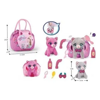 plyšák Kotek w torebce z akcesoriami