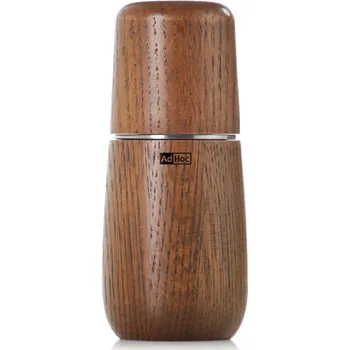 Kempingové nádobí AdHoc Mlýnek na pepř nebo sůl Yono olejovaný dub přírodní