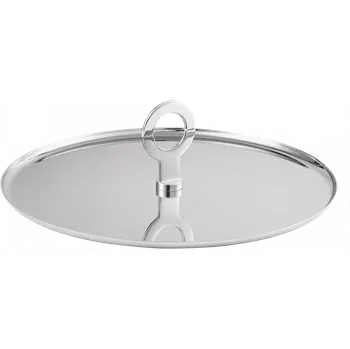 Christofle Nerezový servírovací tác, Oh, Ø 27 cm B05948205