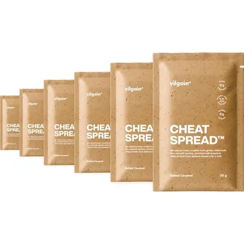 Vilgain Cheat Spread – 6×&nbsp;slaný karamel 35&nbsp;g