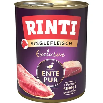 Krmivo pro psa Rinti Singlefleisch Exclusive čistá kachna 6 × 800 g