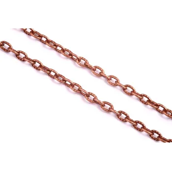 Korálek Řetízek Staroměď 4 (1m)