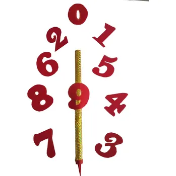 Zábavní pyrotechnika Narozeninové číslice pro párty fontánu 0 - 9 -10 ks - 100/1