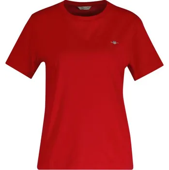Dámské tričko TRIČKO GANT REG SHIELD SS T-SHIRT RUBY RED