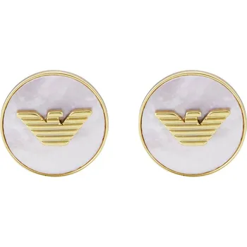 Šperk Emporio Armani Půvabné náušnice s perletí Eagle Logo EGS3141710 + 2 měsíce na vrácení zboží