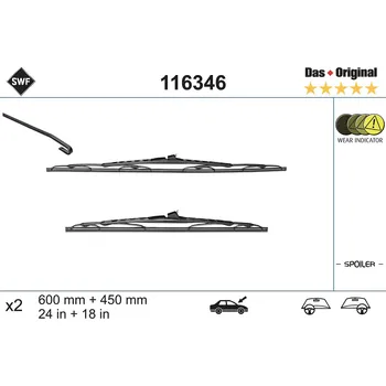 Auto-moto List stěrače SWF 116346