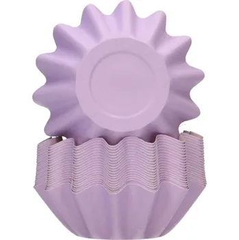 Krabice na pečivo Funcakes FunCakes Cukrářské košíčky pevný - pastelová fialová - 48ks